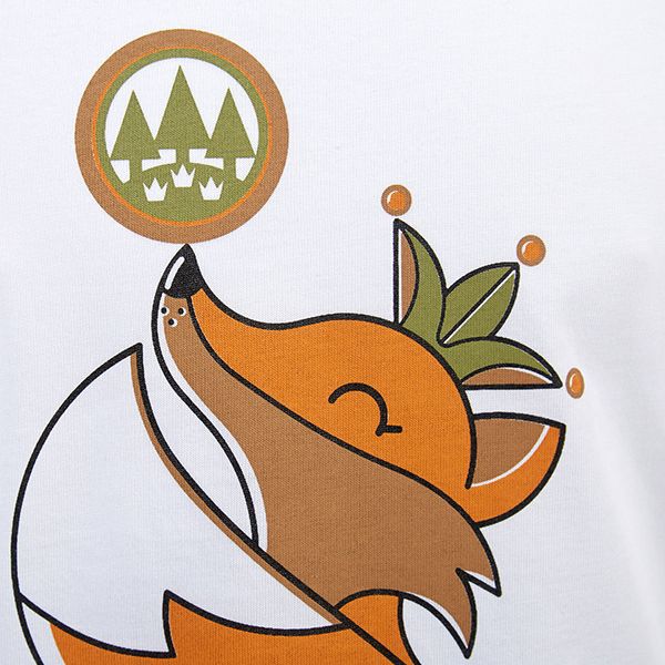 Weißes FORST-T-Shirt für Kinder - Fuchs