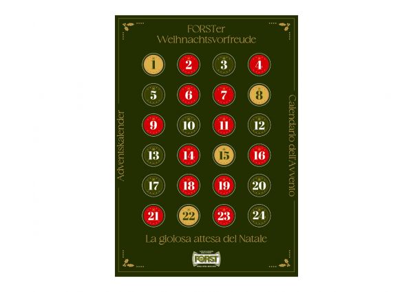 Aufkleber für Bier Adventskalender