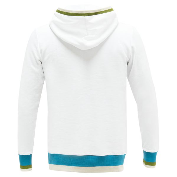 White hoodie for women with FORST logo