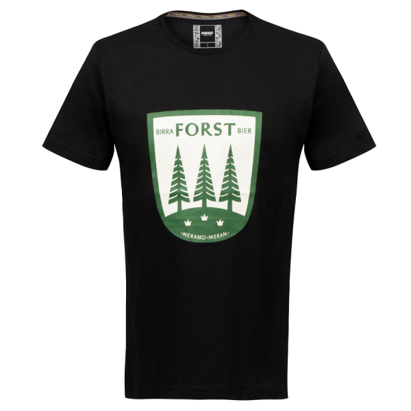 Schwarzes FORST Herren-Vintage-T-Shirt