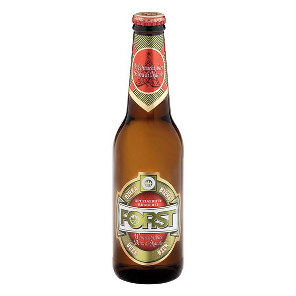 FORST Christmas Beer Bottle