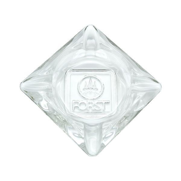 FORST quadratischer Glas-Aschenbecher