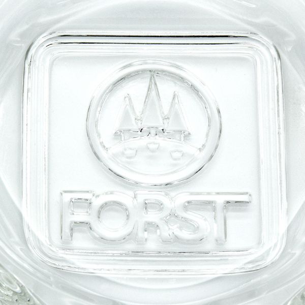 FORST quadratischer Glas-Aschenbecher