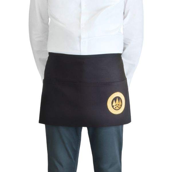 FORST Bistroschurz kurz schwarz