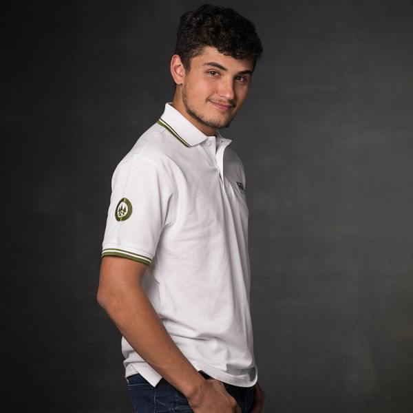 FORST Polo Herren weiss