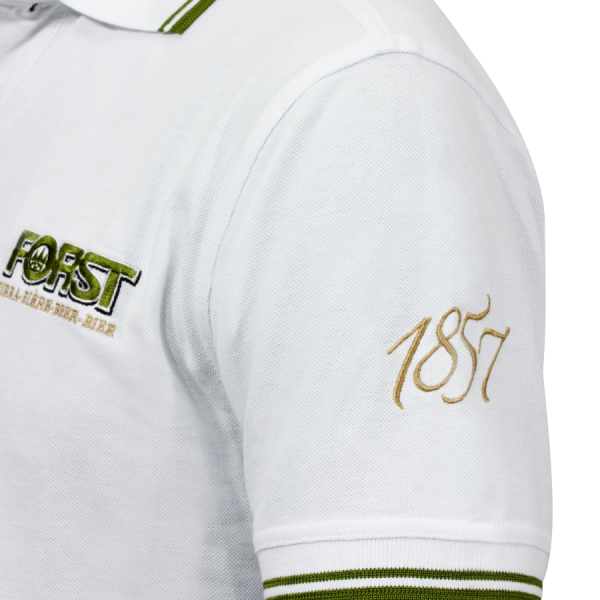 FORST Polo Herren weiss