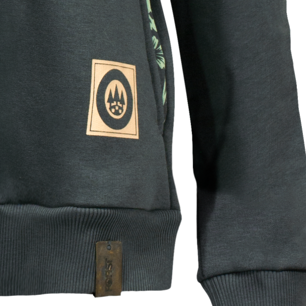 FORST Damen Kapuzenpulli -Dunkelgrau