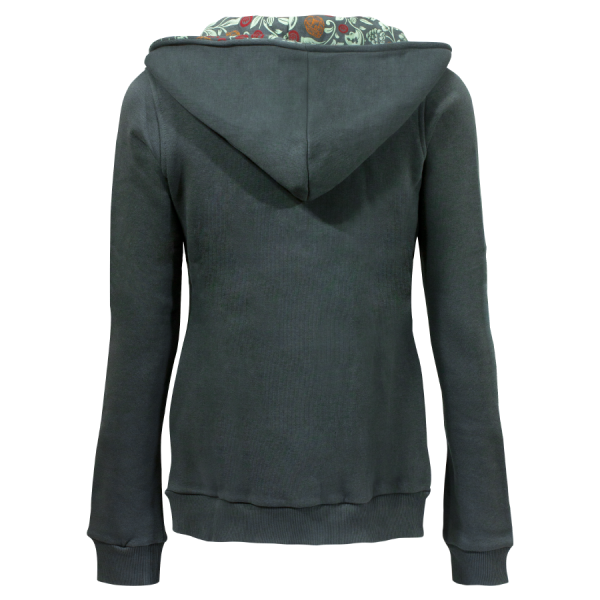 FORST Damen Kapuzenpulli -Dunkelgrau