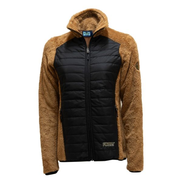 Schwarze Karamell-Damenjacke