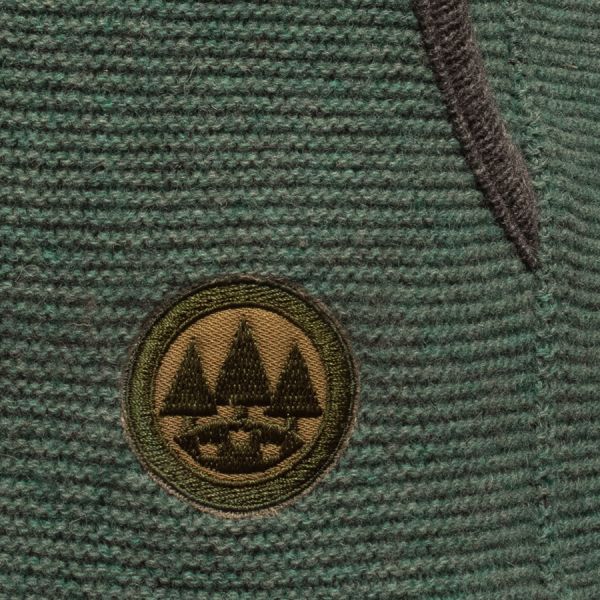 Women's wind wool waistcoat - light green