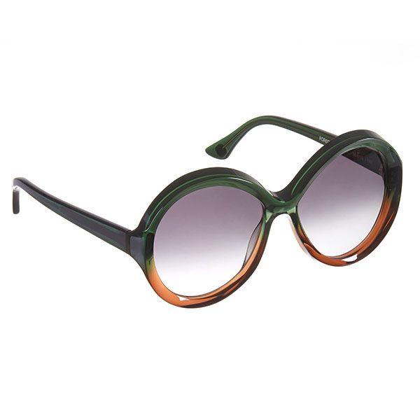 Sonnenbrille Dame rund