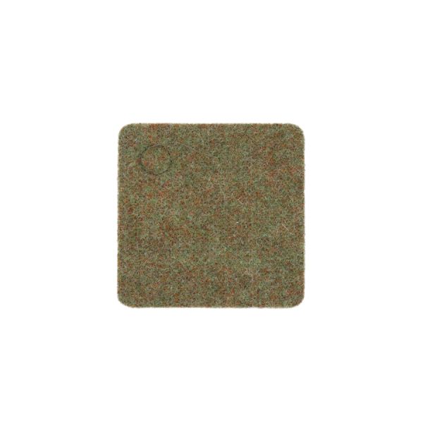 FORST glass coaster felt round/angular logo laser