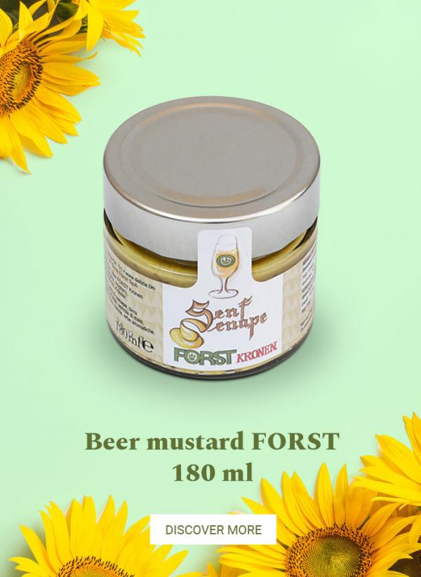 Beer mustard FORST 180 ml