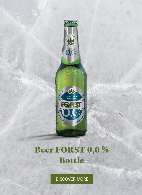 Beer FORST 0,0 % Bottle