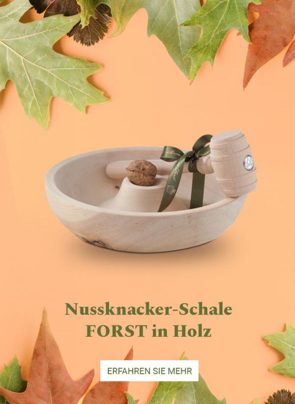 Nussknacker-Schale FORST in Holz