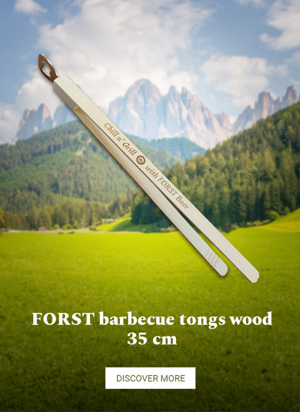 FORST barbecue tongs wood 35 cm
