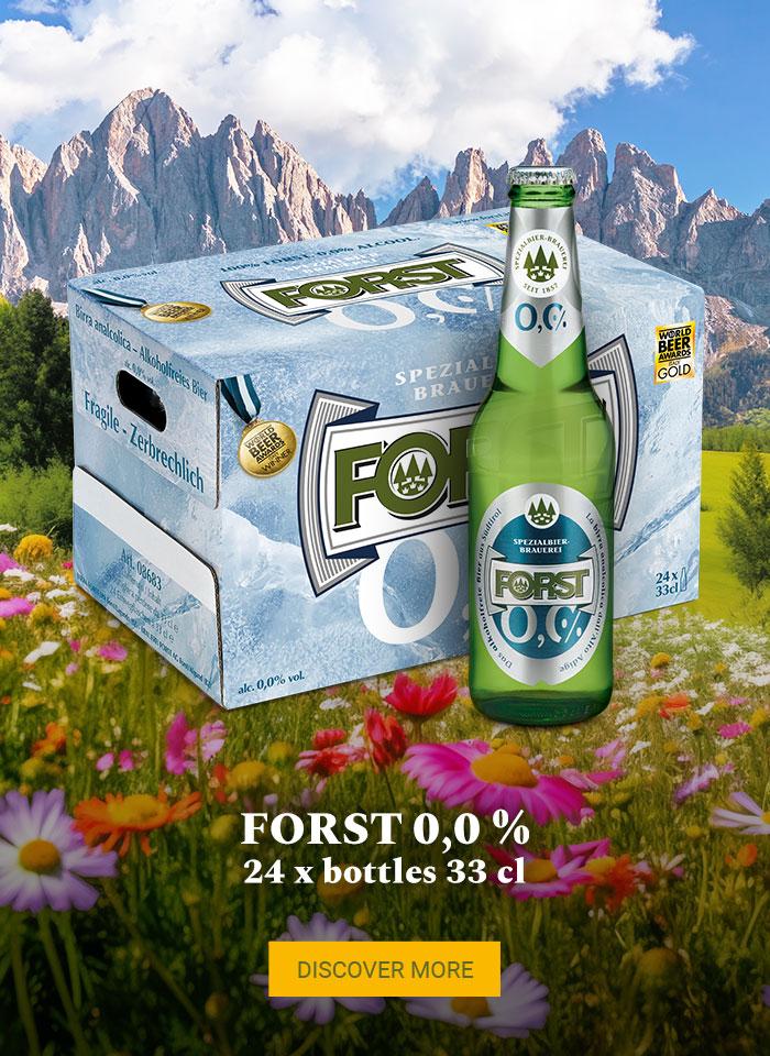 Beer FORST 0,0 % Bottle