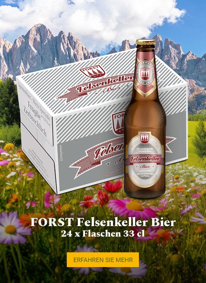 Bier FORST Felsenkeller Flasche