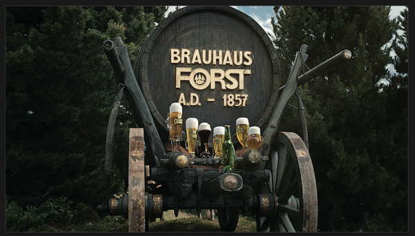 The FORST "bicchierini" stars of the 7 new TV spots.