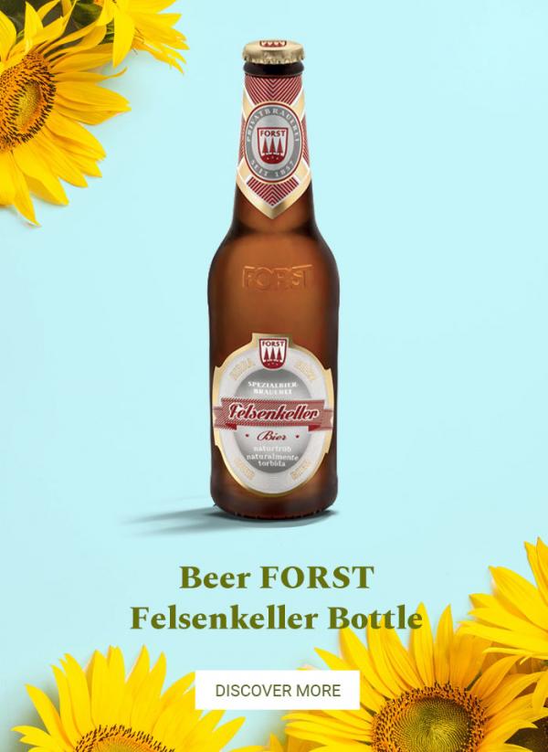 Beer FORST Felsenkeller Bottle