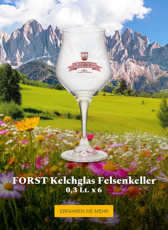 FORST Felsenkeller Glas EDEL 0,3 l x 2